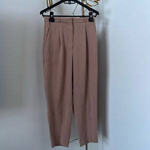 Wilfred straight leg peach trousers